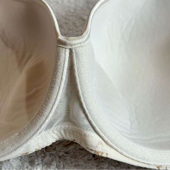 Cacique Lace Wired Bra Size 38D Cream and Gold - Picture 11 of 15